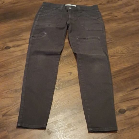 Baldwin Grey Cargo Mid Rise Skinny Jeans A34 - Picture 1 of 8